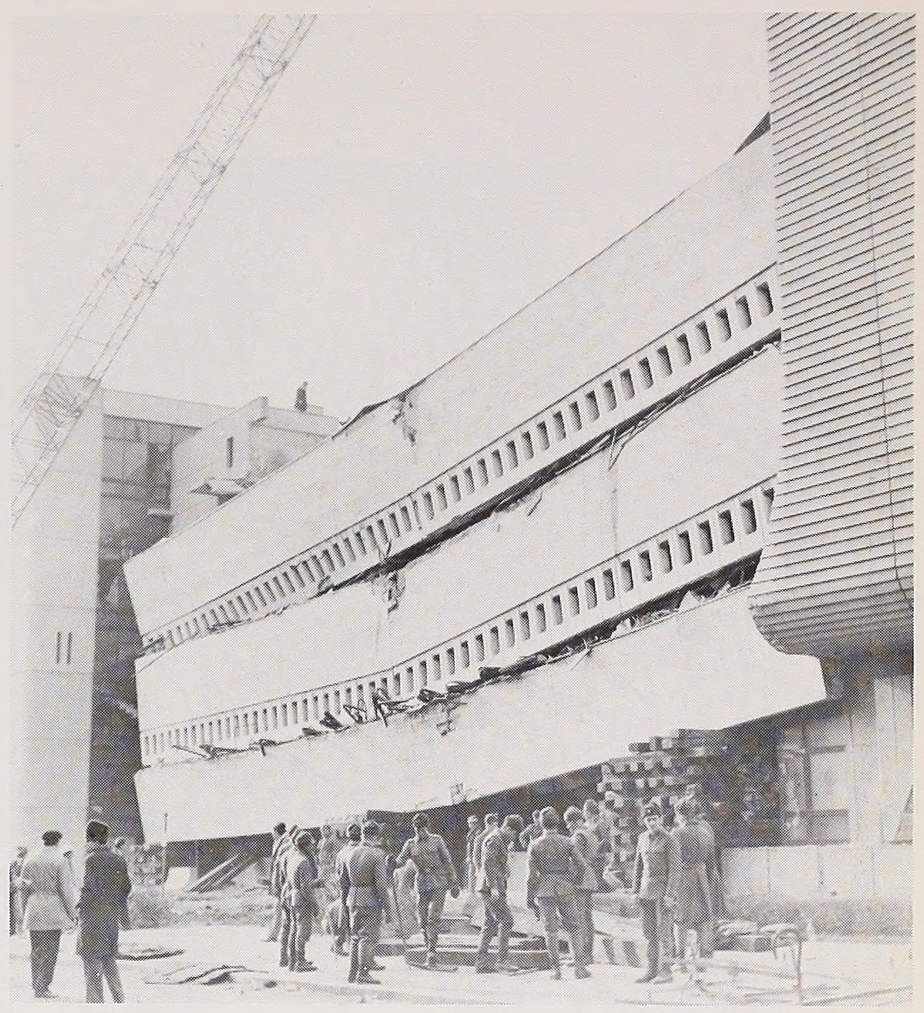 Vrancea earthquake damage — imagine de arhivă