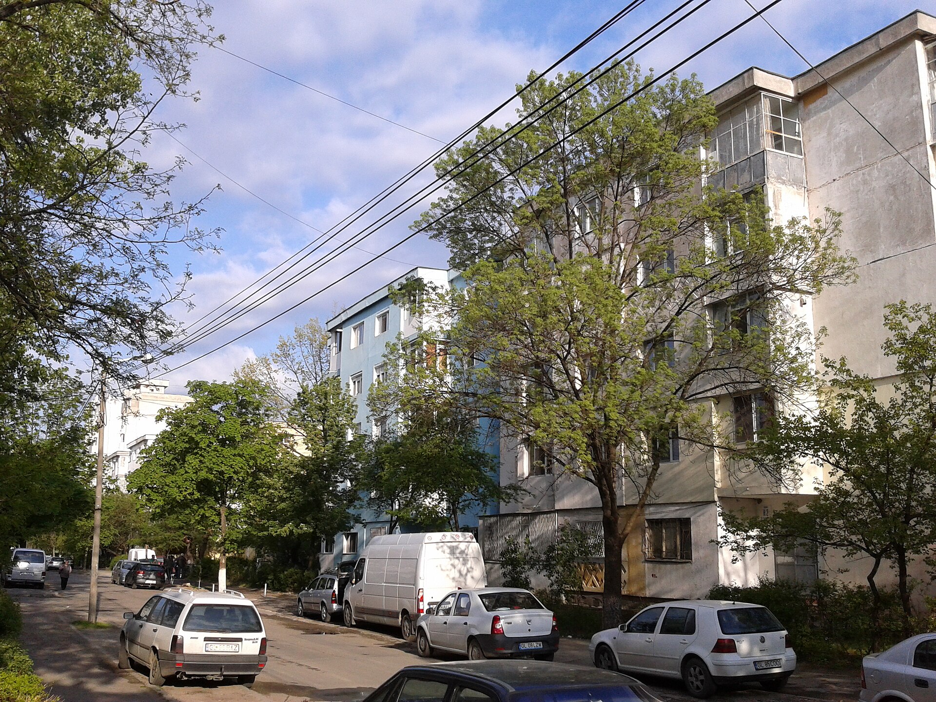 Galați apartment building fire — imagine de arhivă