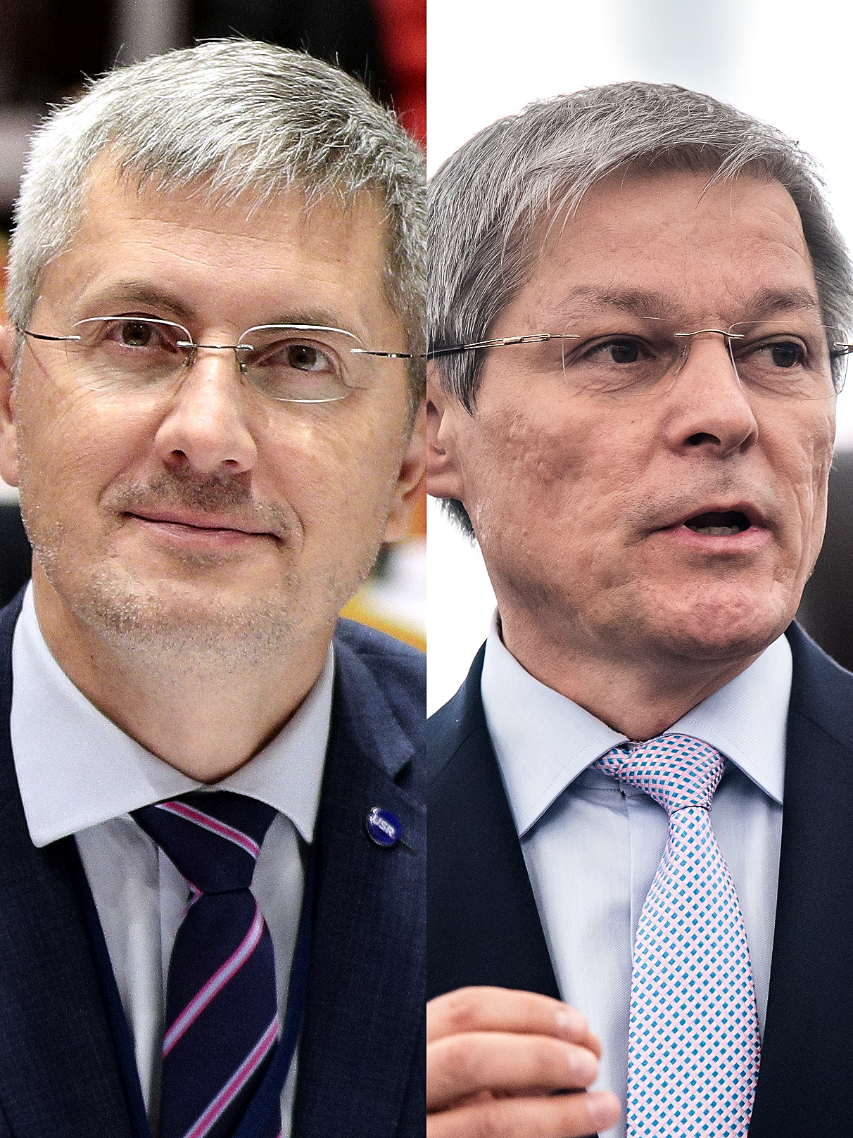 USR party press conference — imagine de arhivă