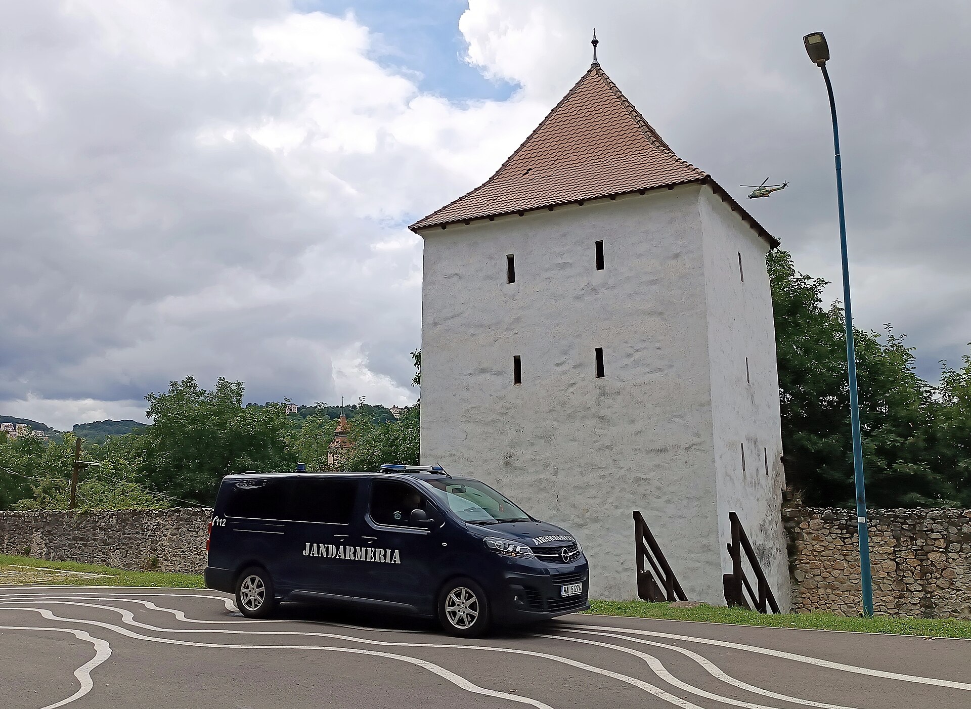 Brașov police station exterior — imagine de arhivă