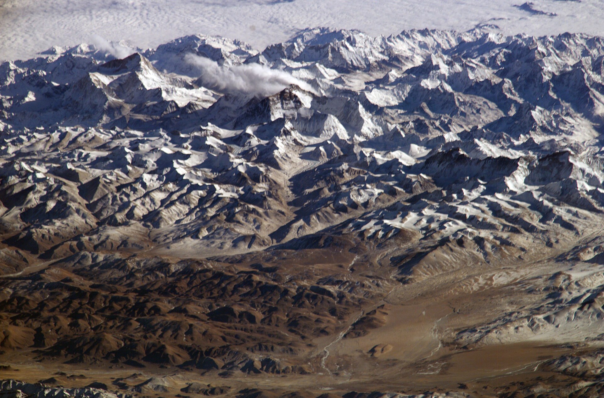 Himalayas flooding damage — imagine de arhivă