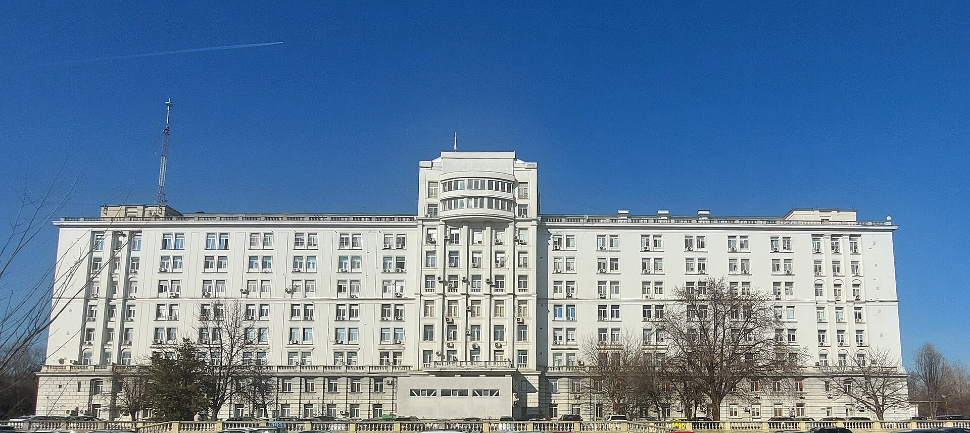 Bucharest hospital fire evacuation — imagine de arhivă