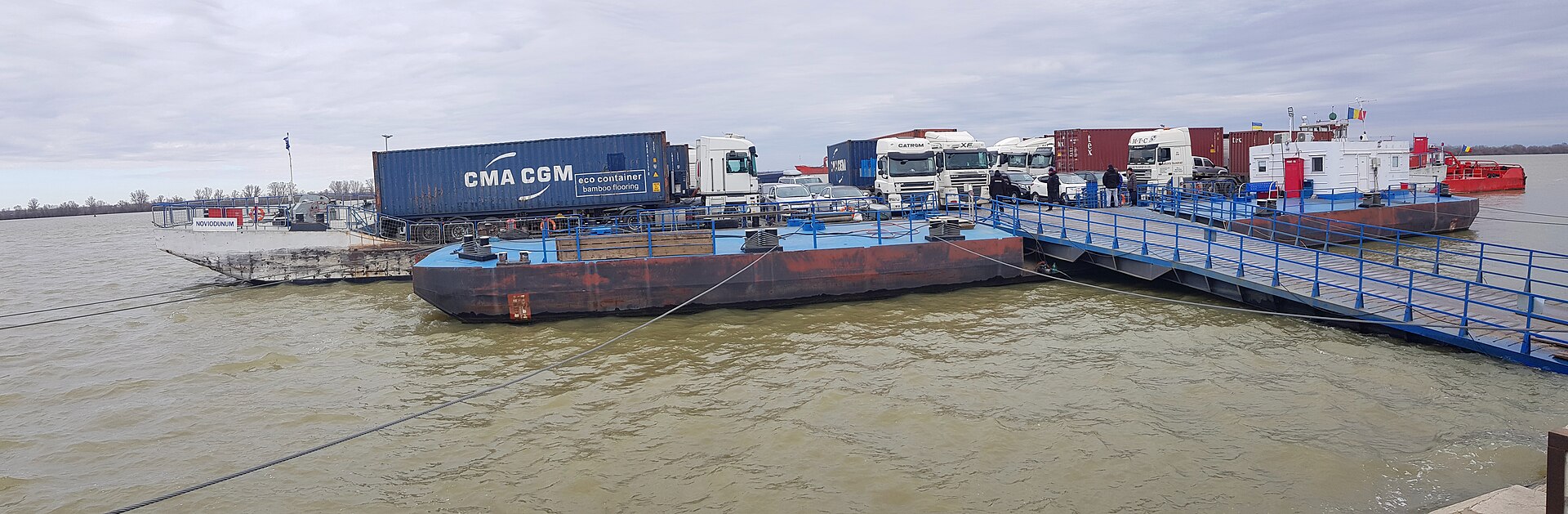Isaccea Orlivka ferry crossing — imagine de arhivă