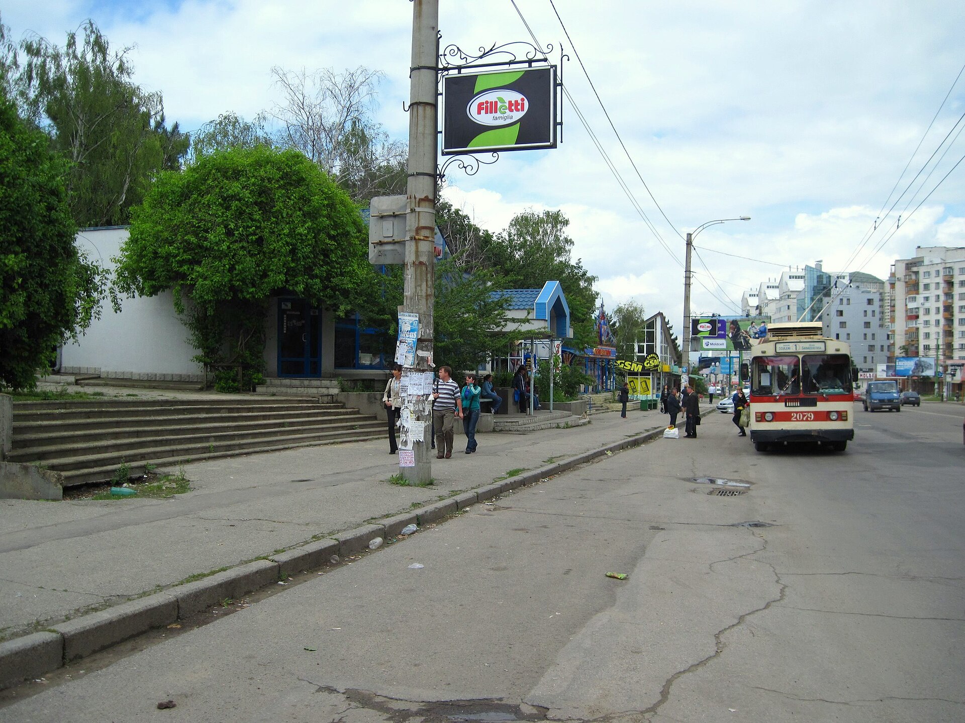 Moldova public transport bus — imagine de arhivă