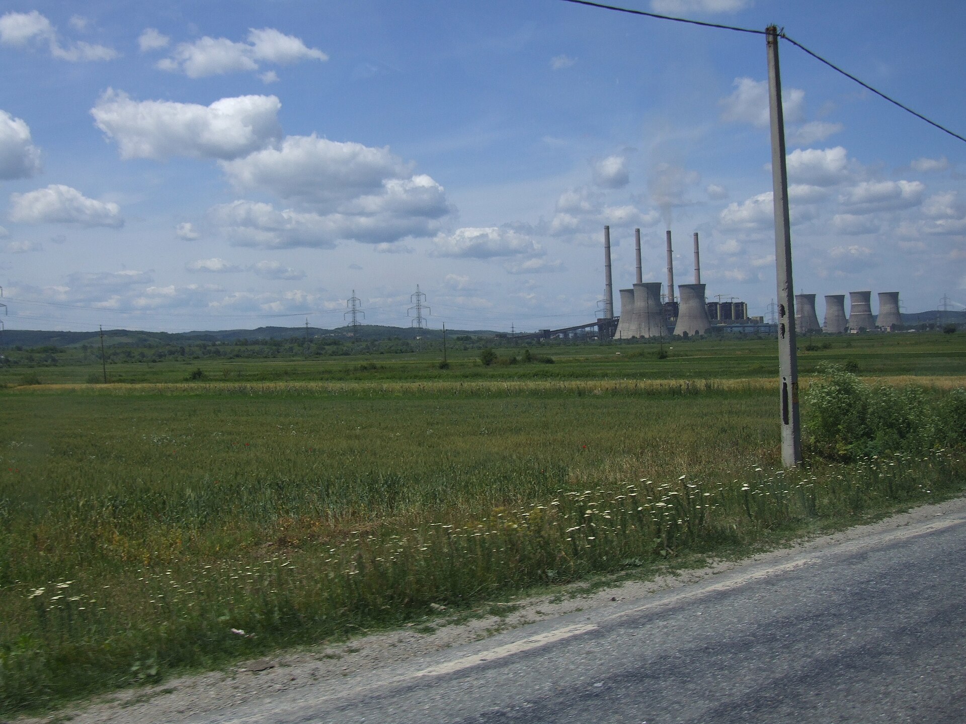 Turceni Power Plant exterior — imagine de arhivă