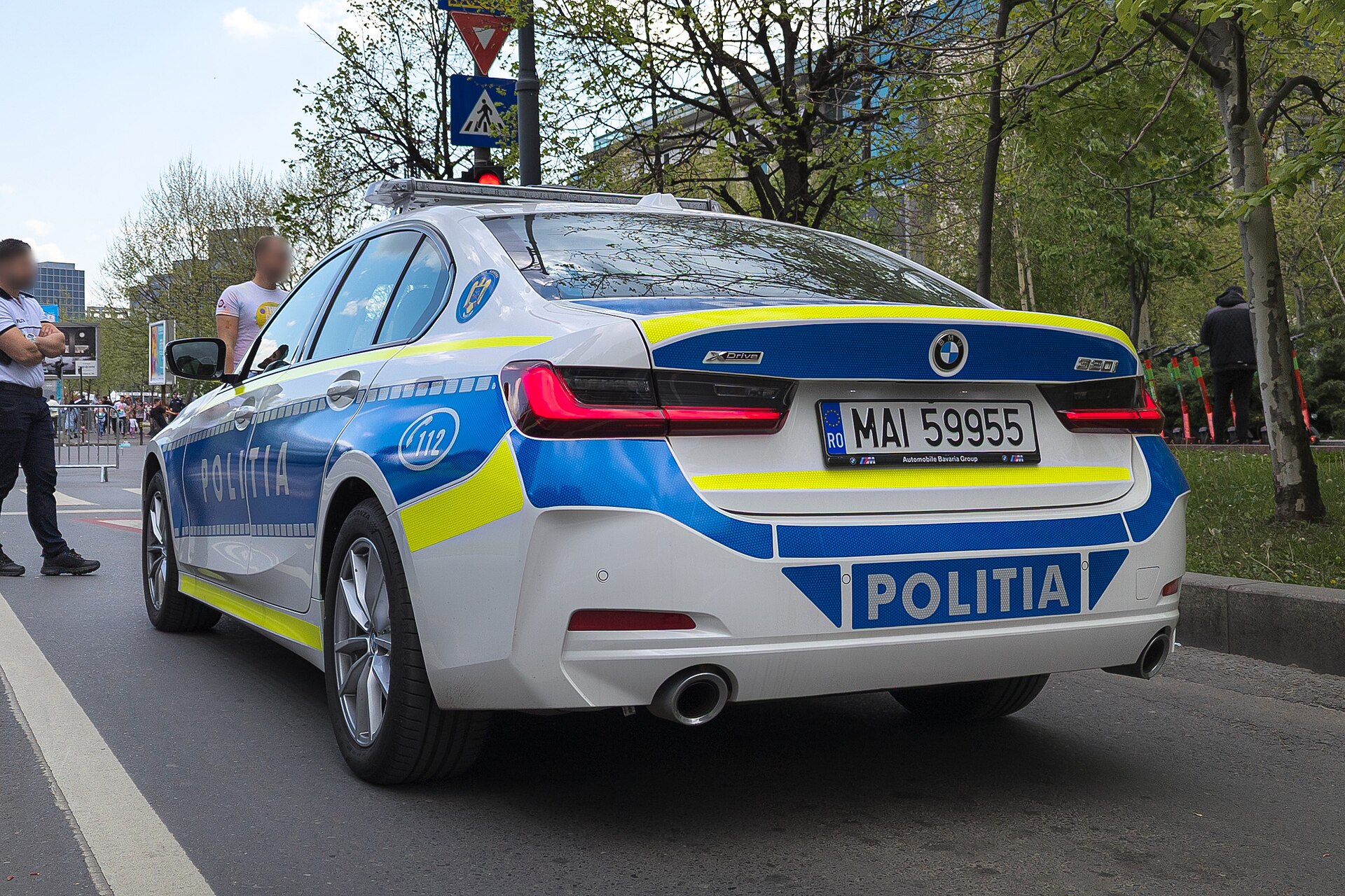Caransebeș police traffic stop — imagine de arhivă