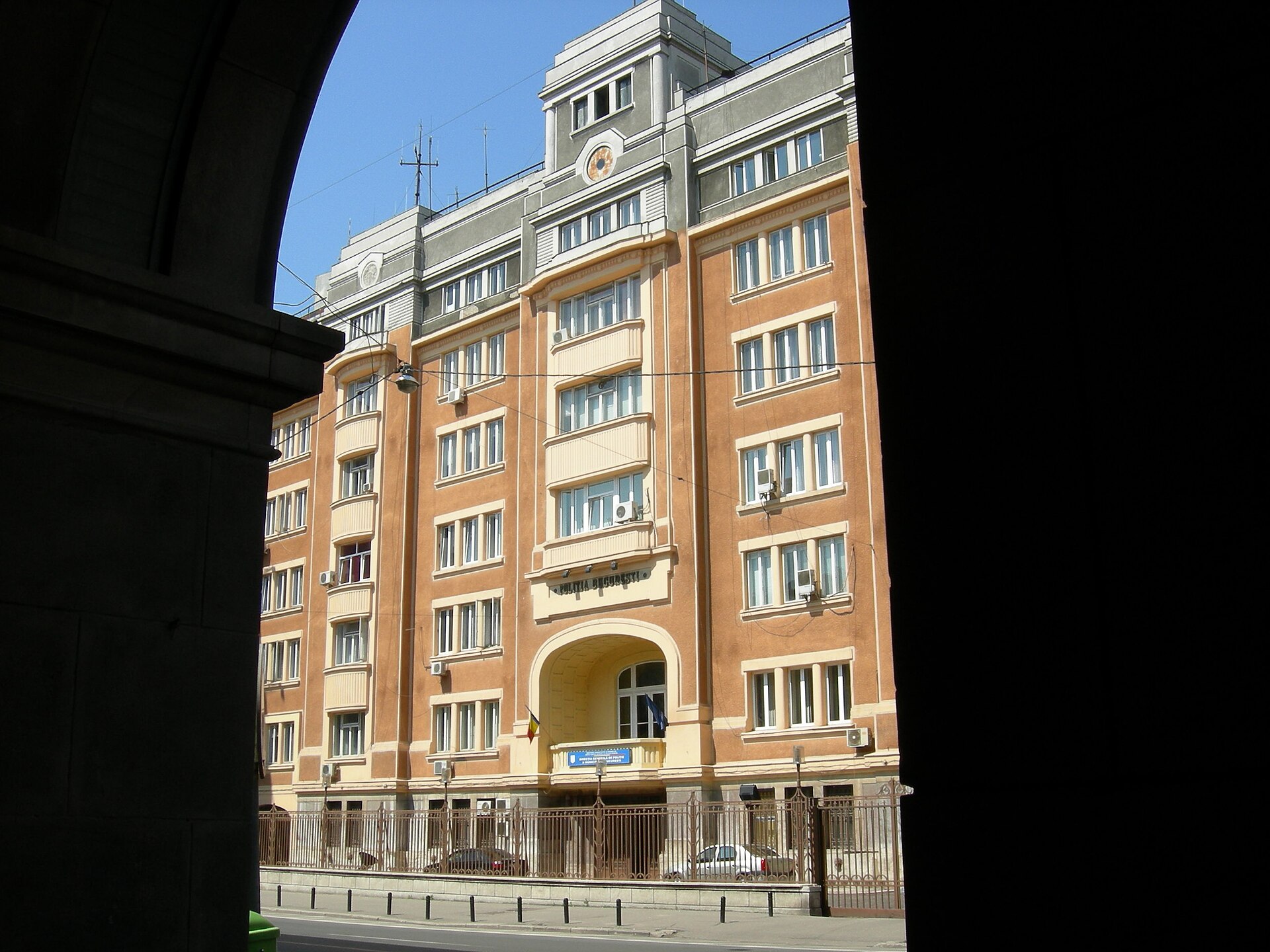 Bucharest Police headquarters — imagine de arhivă