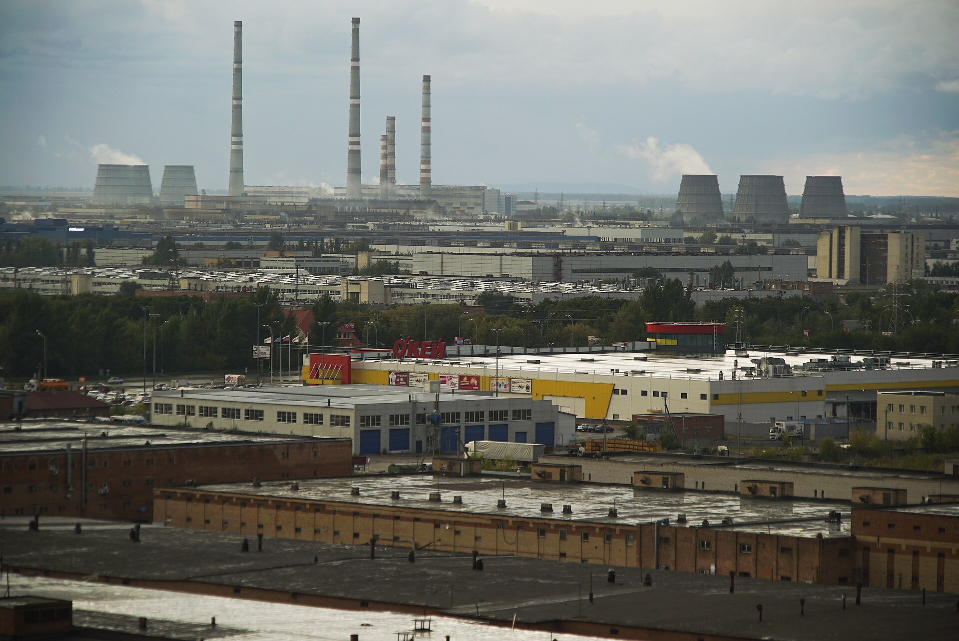 Samara industrial area drone strike damage — imagine de arhivă